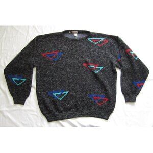 Vtg Collection International UGLY Pullover Sweater Sz XL (Made in Itay) MS23